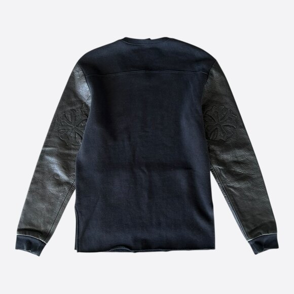 Chrome Hearts Black Leather Triple Cross Sweater - Picture 2 of 7